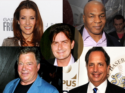 Charlie Sheen, Kate Walsh, Mike Tyson, William Shatner, Jon Lovitz Charlie Sheen, Kate Walsh, Mike Tyson, William Shatner, Jon Lovitz